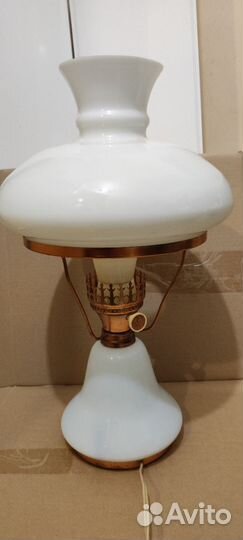 Настольная лампа СССР под старинную керосиновую