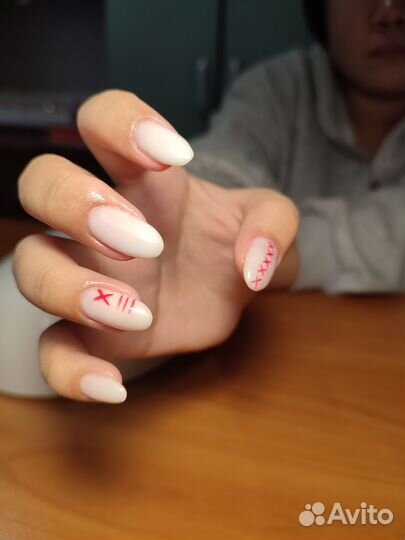 Ногти гель лак с укреплением