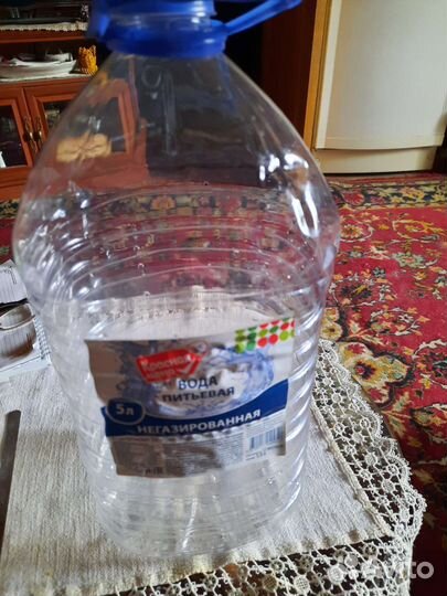 Бутылка для воды 5 литров новая