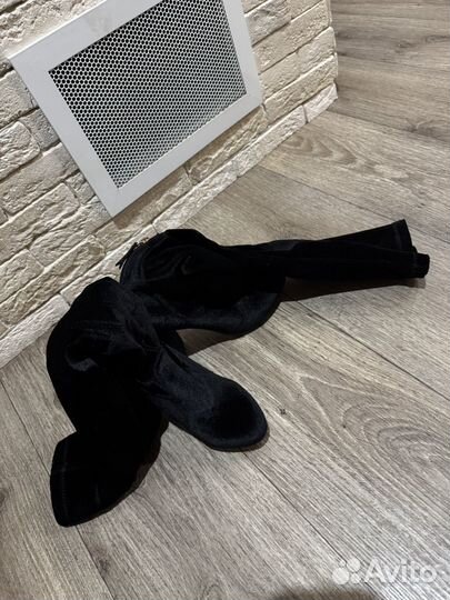 Ботфорты велюр италия