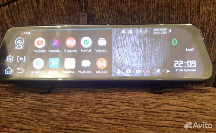 Видеорегистратор Android 8.1, 4G,Wi-Fi/ 2*16Gb