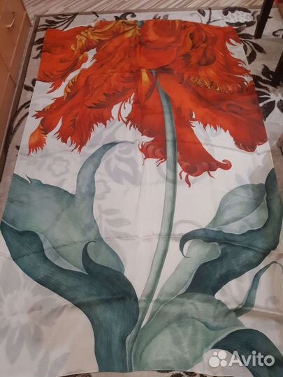 Палантин, шелк, новый.Италия