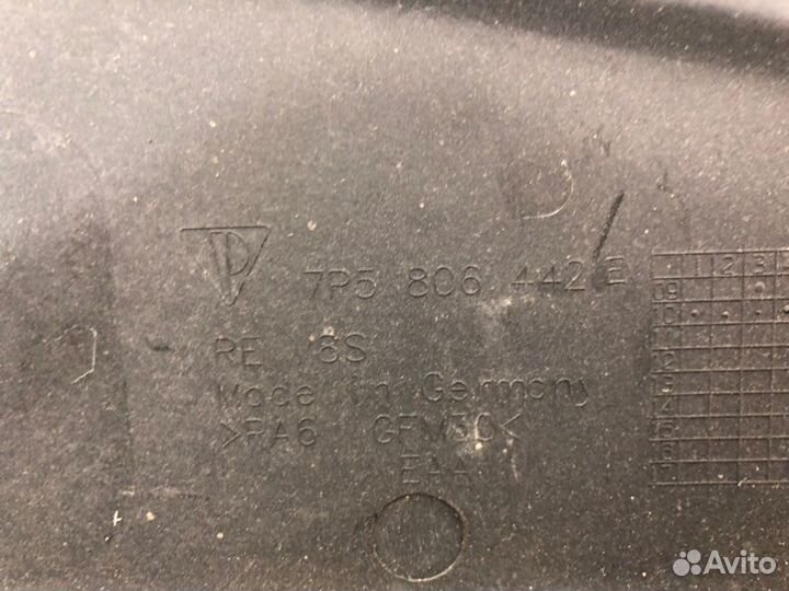 Крышка двигателя правая Porsche Cayenne 2