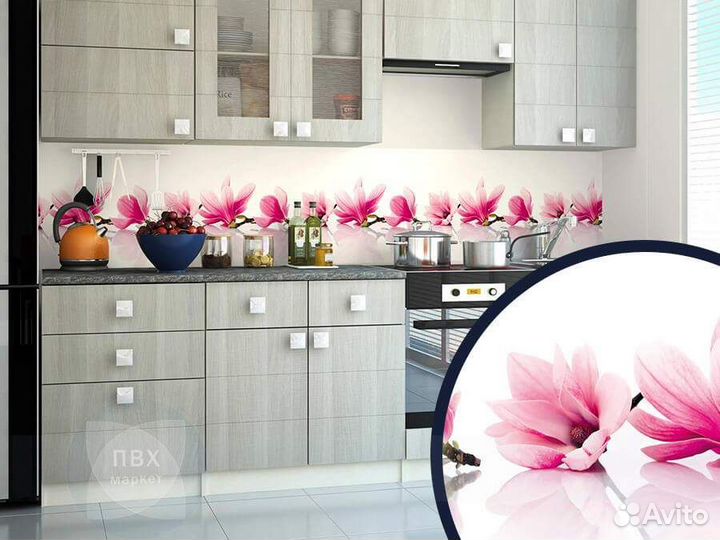 Кухонный фартук из пластика