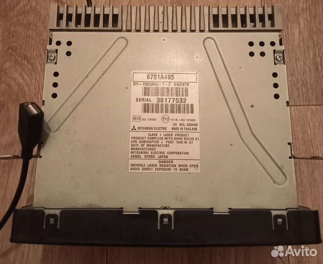 Магнитола Митсубиси Lancer 10, ASX, Pajero, Outlan