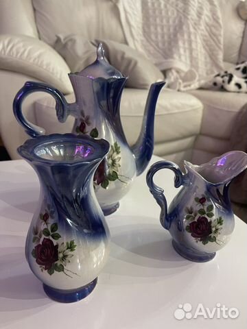 Керамическая Ваза перламутровая кувшин кофейник