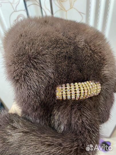 Шапка норковая женская