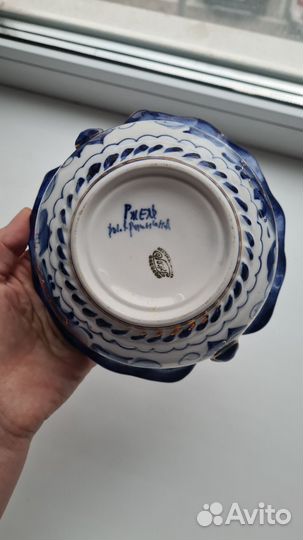 Конфетница Гжель