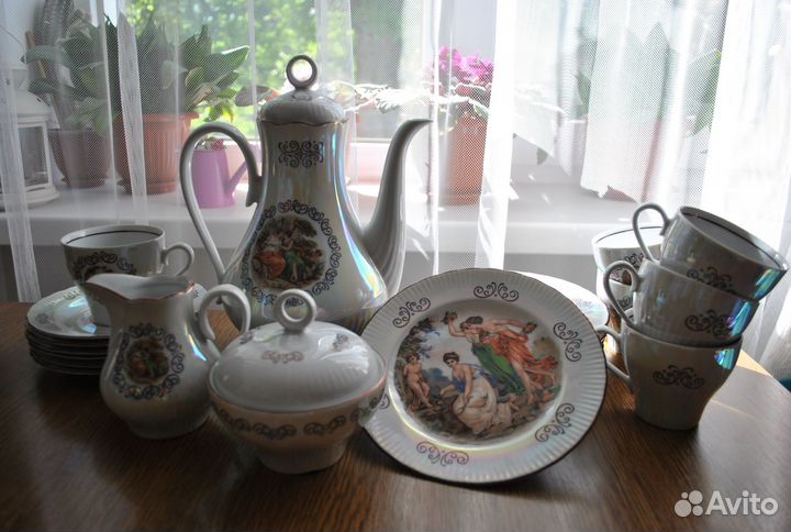 Мадонна чайный сервиз 21 предмет гдр