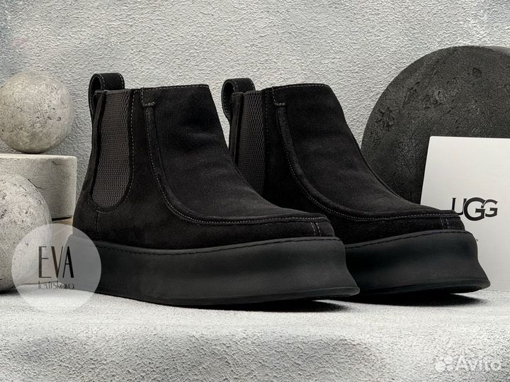 Ботинки мужские Ugg Chelsea Crafted Black