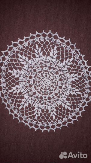 Салфетки вязаные крючком