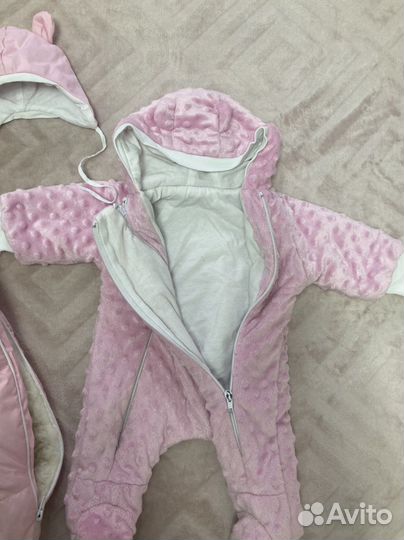 Конверт на выписку зимний для девочки