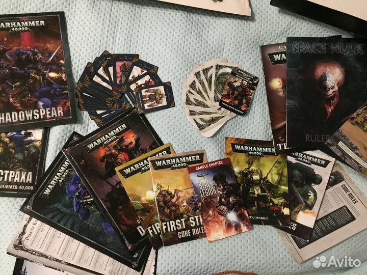 Warhammer 4000 миниатюры, битсы, макулатура