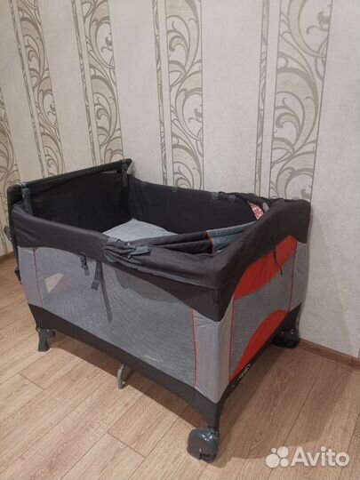 Детская кровать манеж + пеленальный столик