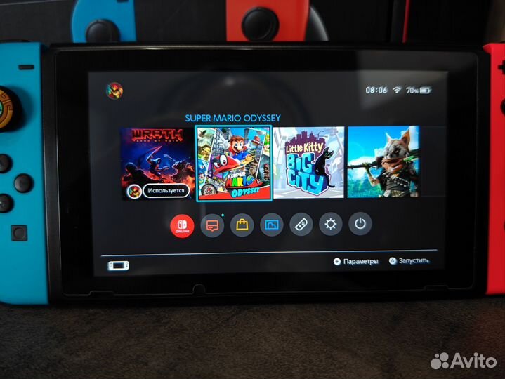 Прошитый Nintendo Switch V2 128gb