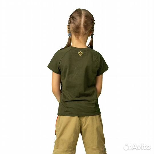 58270 Футболка детская Classic Kids, хлопок, хаки