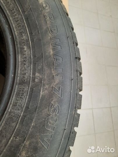 Зимняя резина 255/65 R 17 шипы