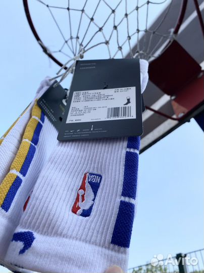 Носки Nike Elite NBA (белый/синий)