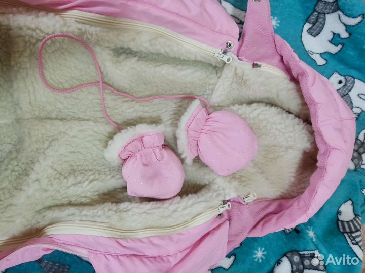 Зимний комбинезон для девочки