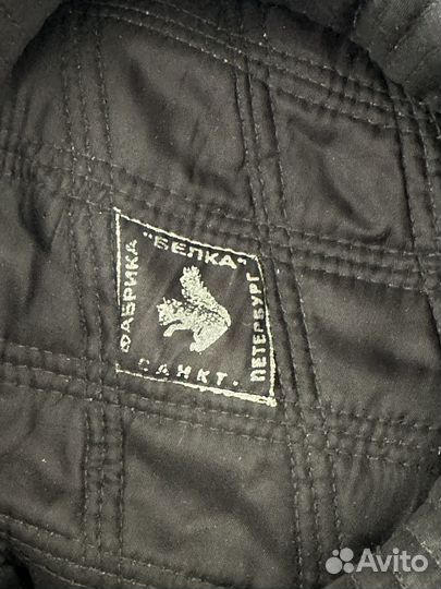 Норковая шапка мужская ушанка