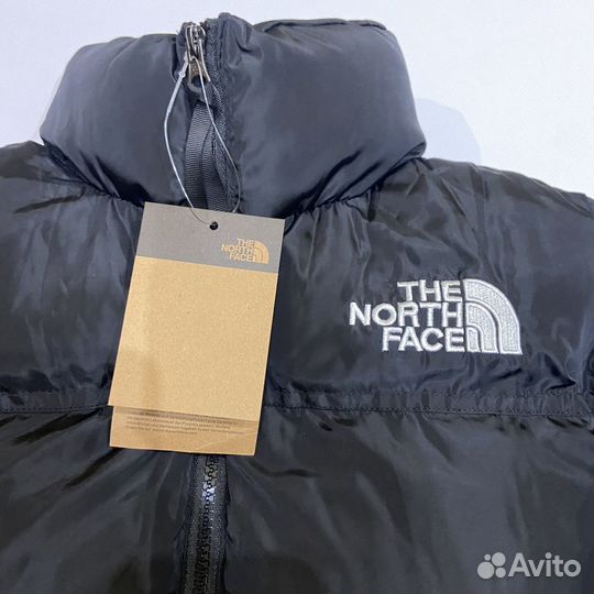 The north face пуховик M размер черный