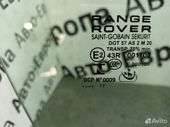 Стекло двери переднее правое Land Rover Range