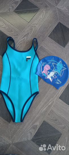 Купальник детский для девочки слитный Fila