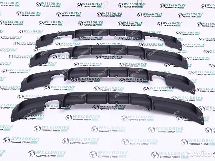 Диффузор BMW 3 F30 F31 1+0 матовый