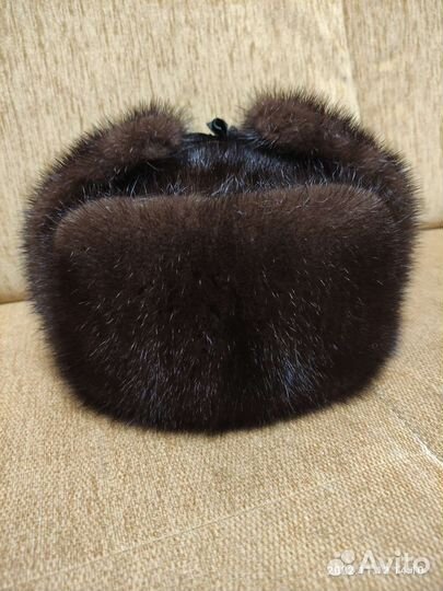 Норковая шапка мужская