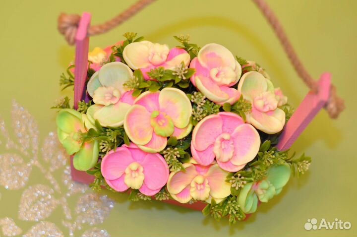 Орхидеи из мыла