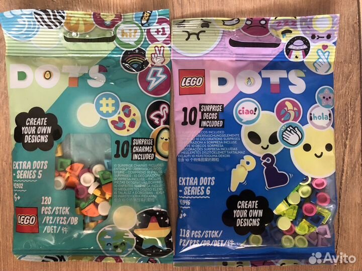 Lego dots детали лот