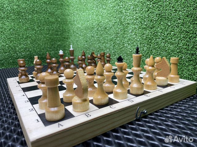 Средние деревянные шахматы турнирные