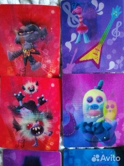 Карточки Trolls (тролли)