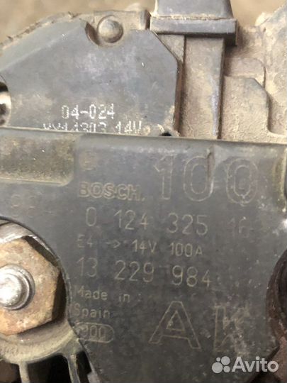 Генератор opel astra gtc 1.8 100A