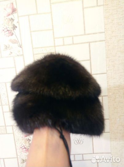 Бирет норковая женская