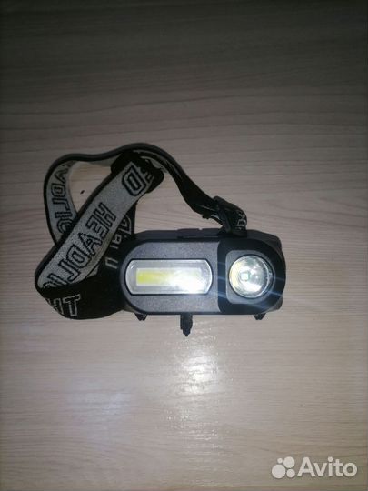Налобный фонарь аккумуляторный