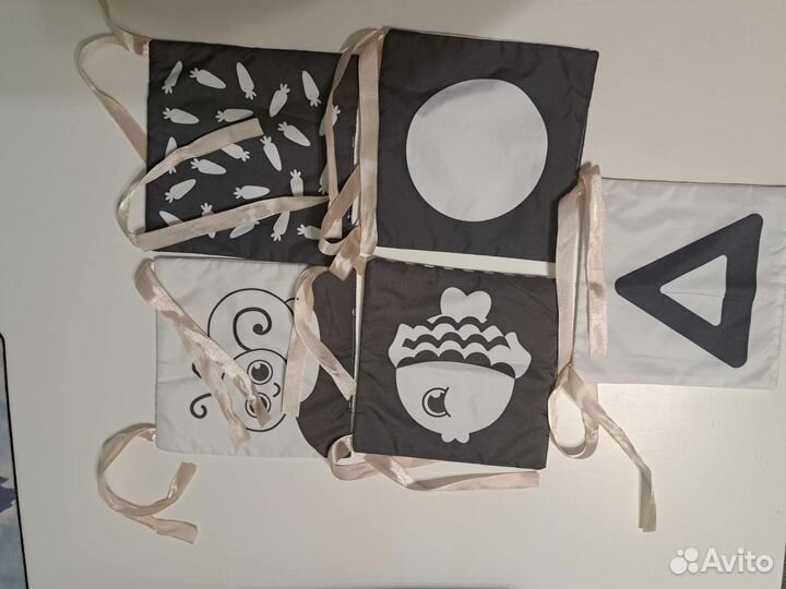 Книжка-бортик для малыша двусторонняя