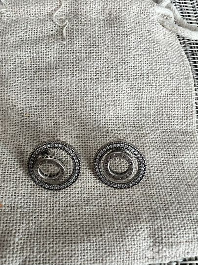 Новые серьги pandora