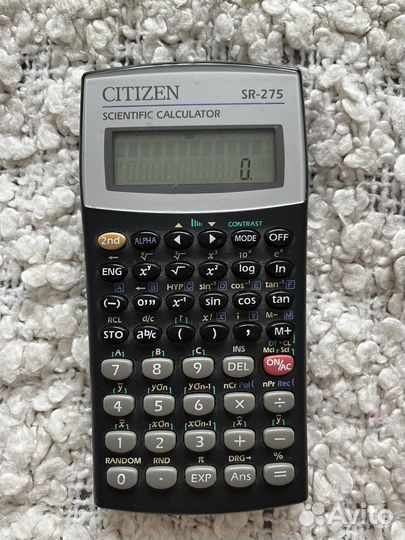 Калькулятор инженерный Citizen SR-275
