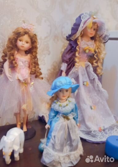 Кукла фарфоровая интерьерная