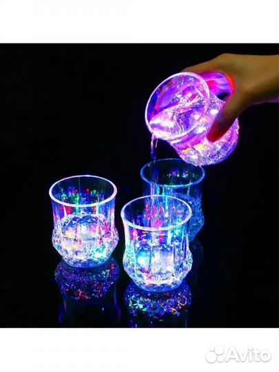 Светящийся стакан с подсветкой