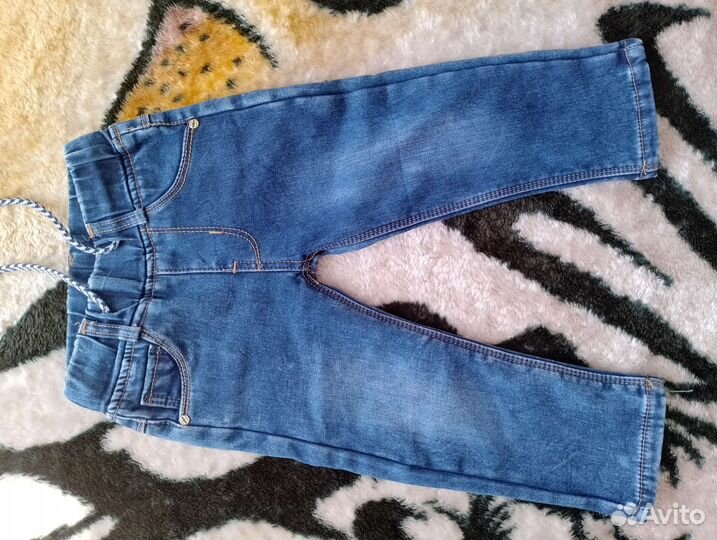 Джинсы для мальчика новые рост 86-92