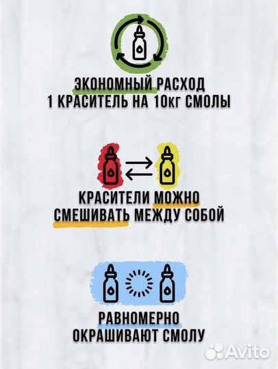 Красители для эпоксидной смолы