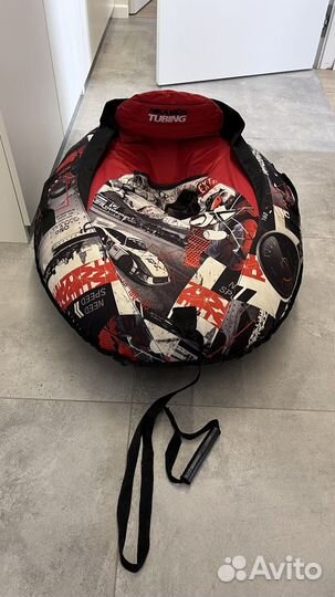 Тюбинг машинка Nika kids овальный тбм1 со спинкой