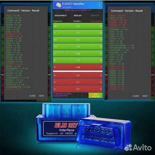 Сканер ELM327 v1.5 Bluetooth OBD 2 адаптер