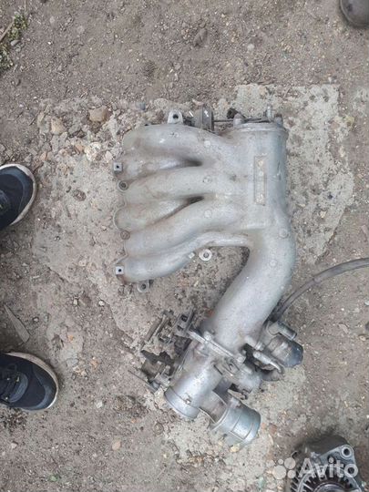 Коллектор на двигатель 3vz-fe v6 с дросильной засл