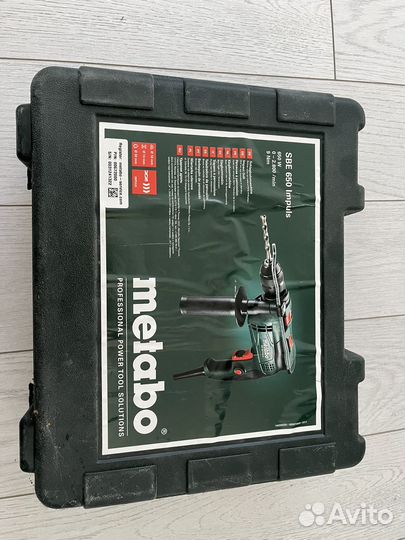 Дрель metabo sde 650 impuls