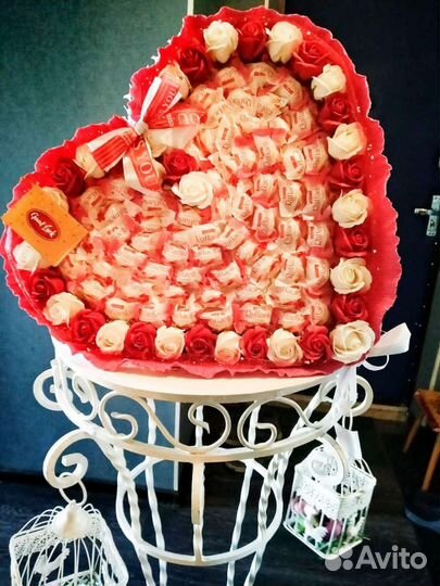 Букет из конфет Рафаэлло сладкий съедобный