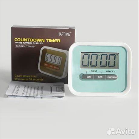 Таймер многофункциональный 100 минут 2 цвета
