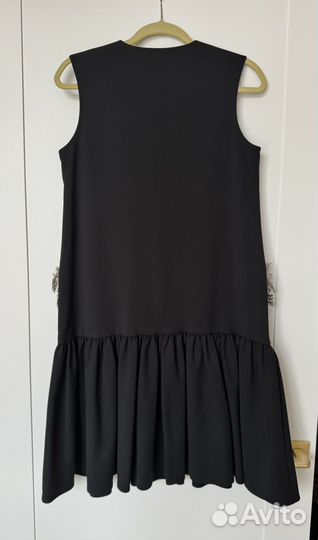 Платье сарафан италия max mara перья натуральные